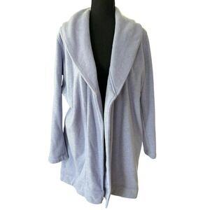 UGG Duffield II Robe Fleece Lined Shawl Collar Cardigan Lavender Purple Small